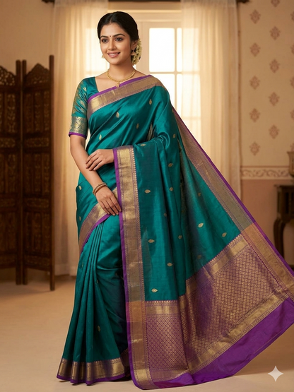 Pure Kanchipuram Silk Saree