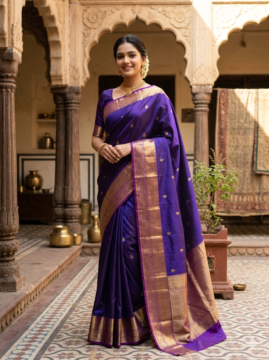 Pure Kanchipuram Silk Saree