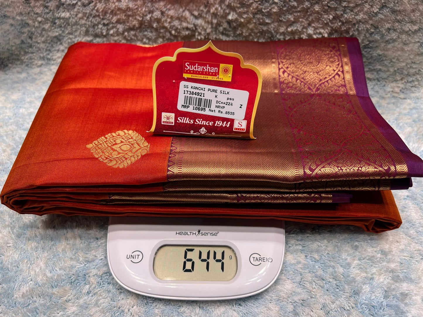 Pure Kanchipuram Silk Saree