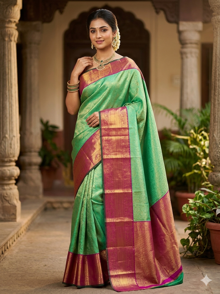 Pure Kanchipuram Silk Saree