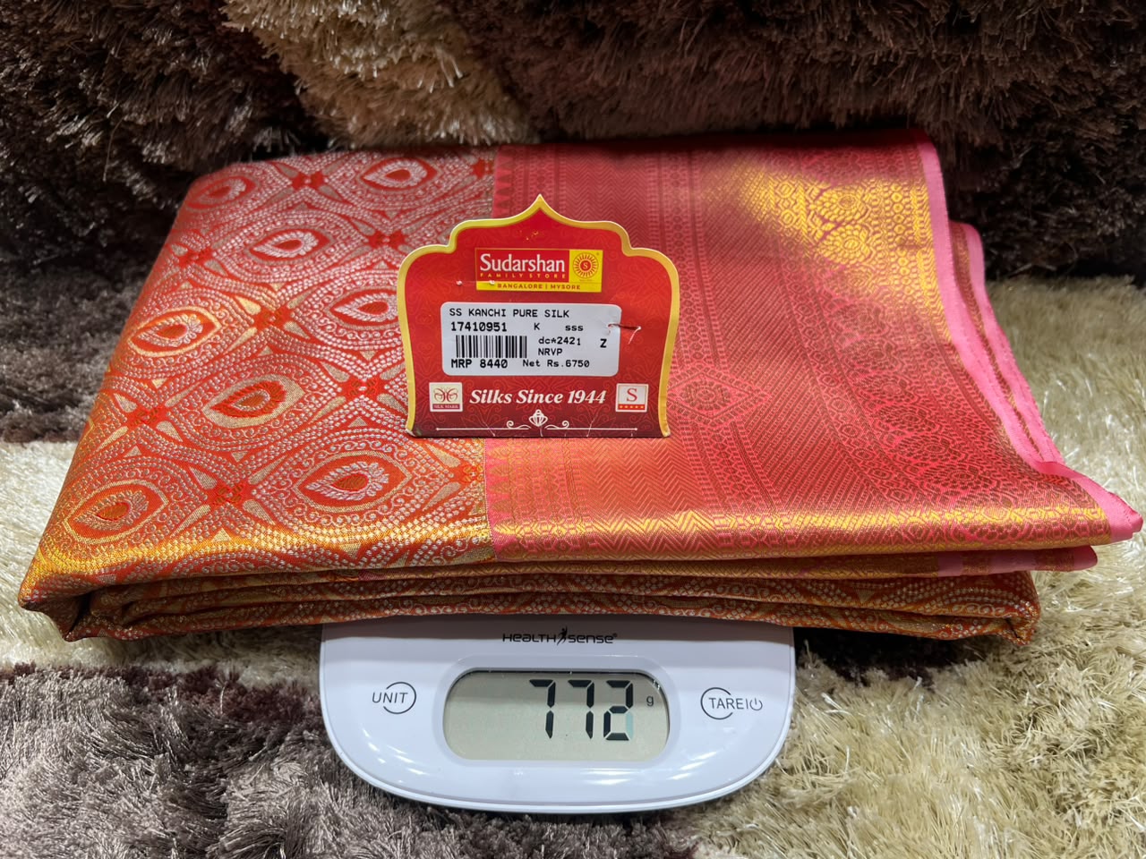 Pure Kanchipuram SIlk Saree