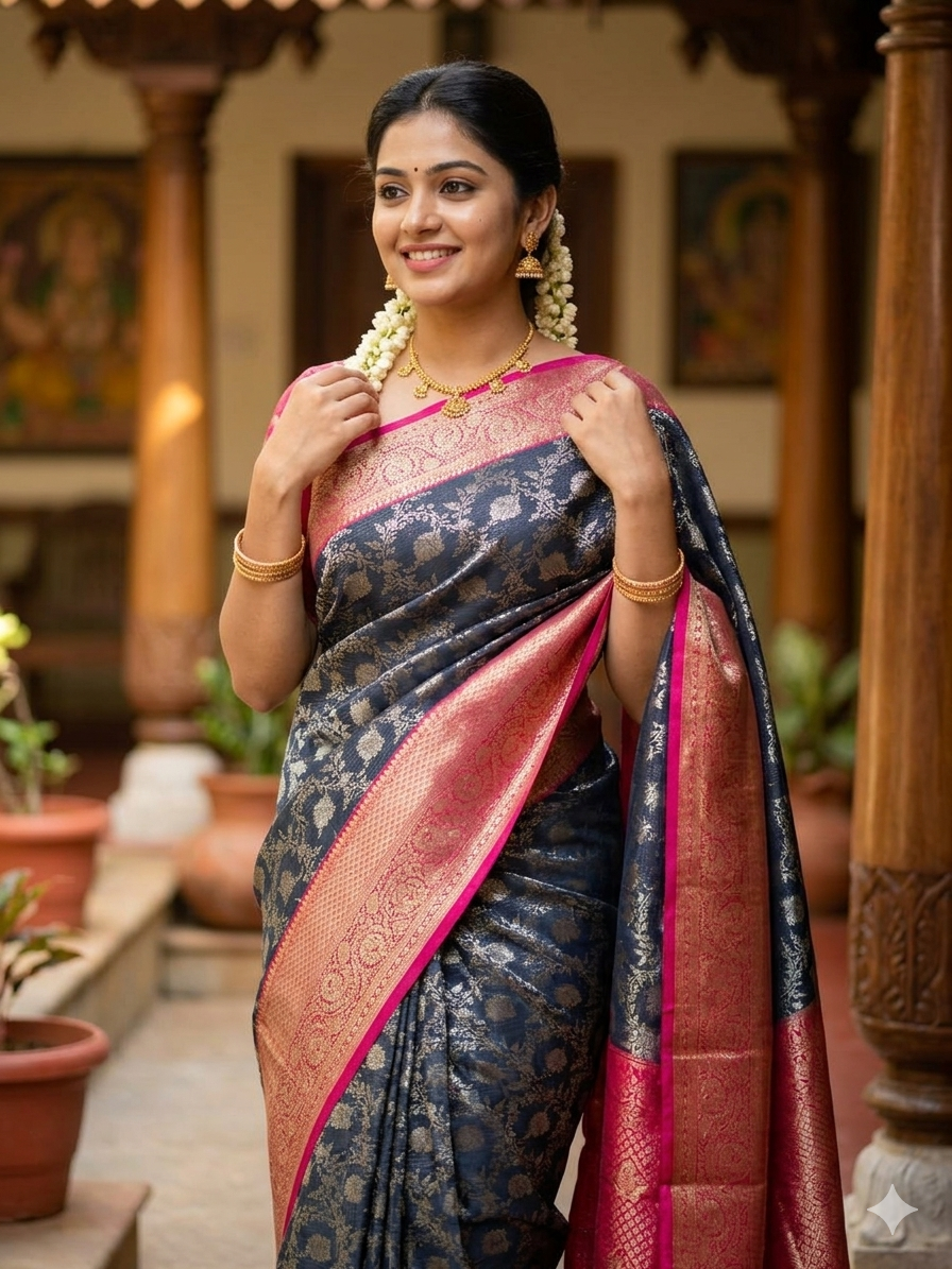 Pure Kanchipuram Silk Saree