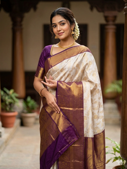 Pure Kanchipuram Silk Saree