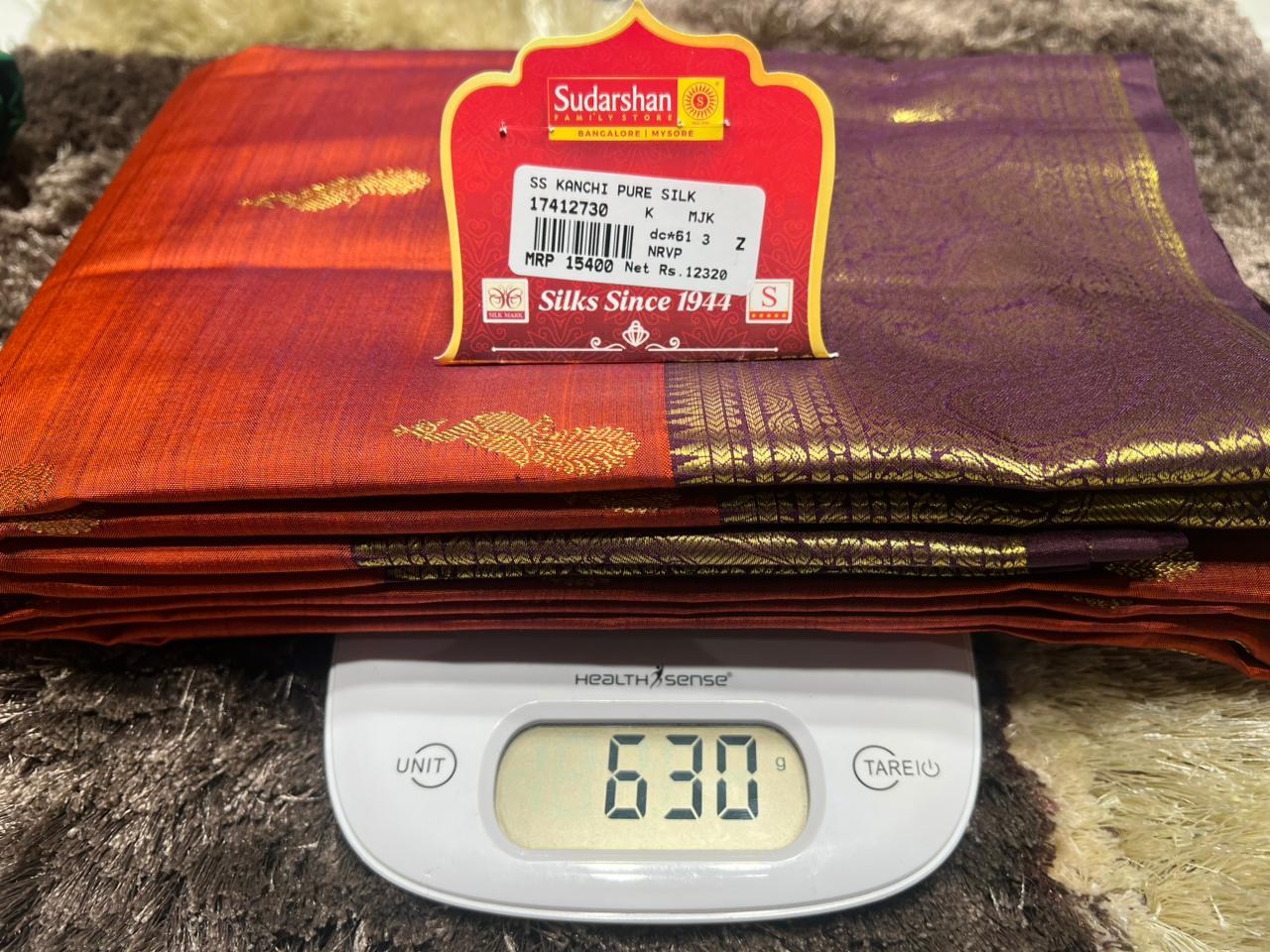 Pure Kanchipuram Silk Saree