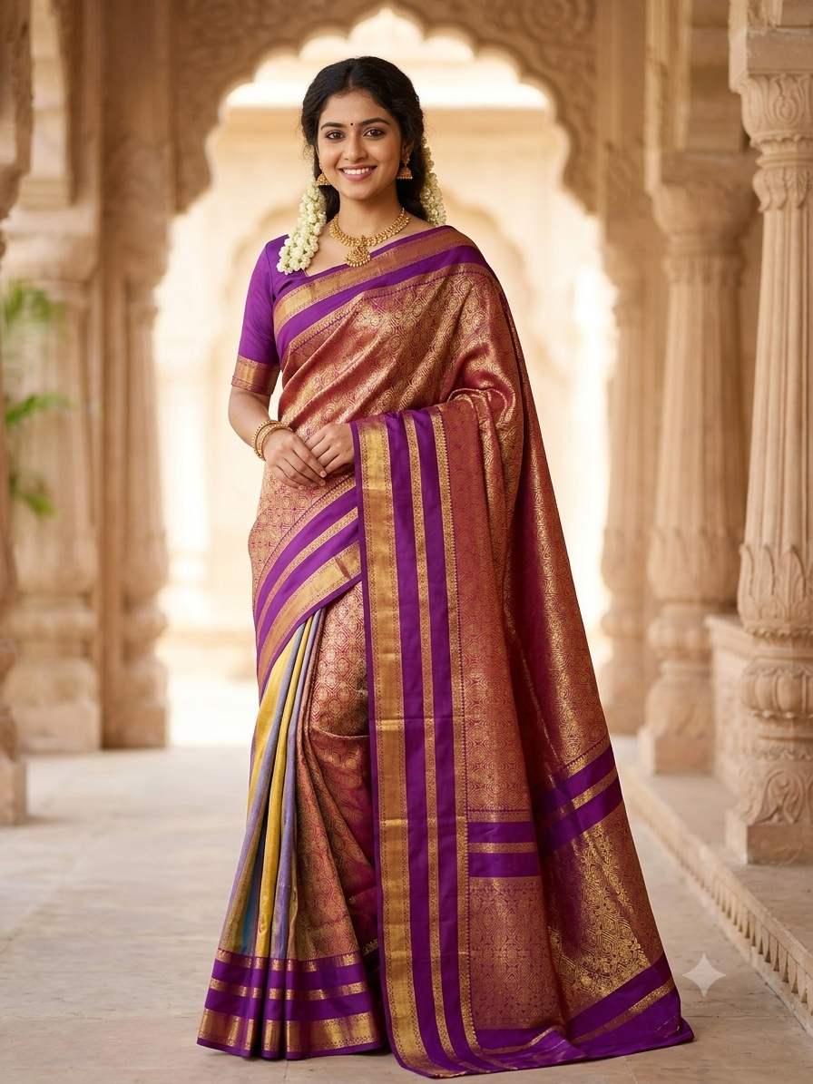 Pure Kanchipuram Silk Saree