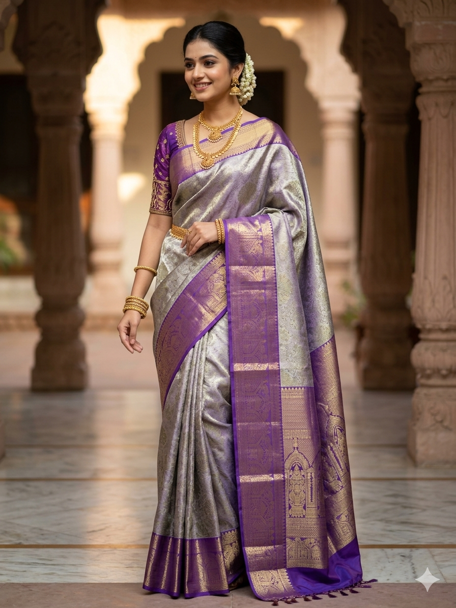 Pure Kanchipuram Silk Saree