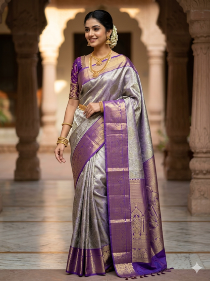 Pure Kanchipuram Silk Saree