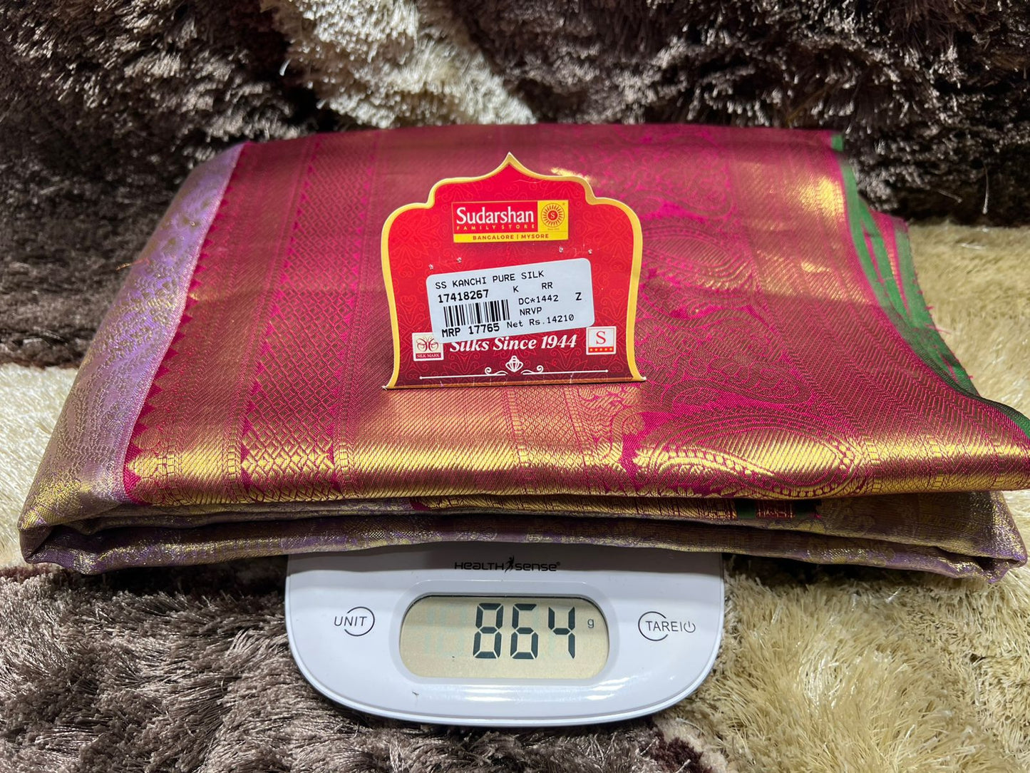 Pure Kanchipuram Silk Saree