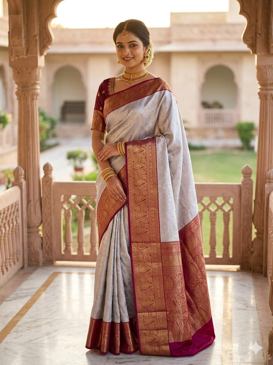 Pure Kanchipuram Silk Saree