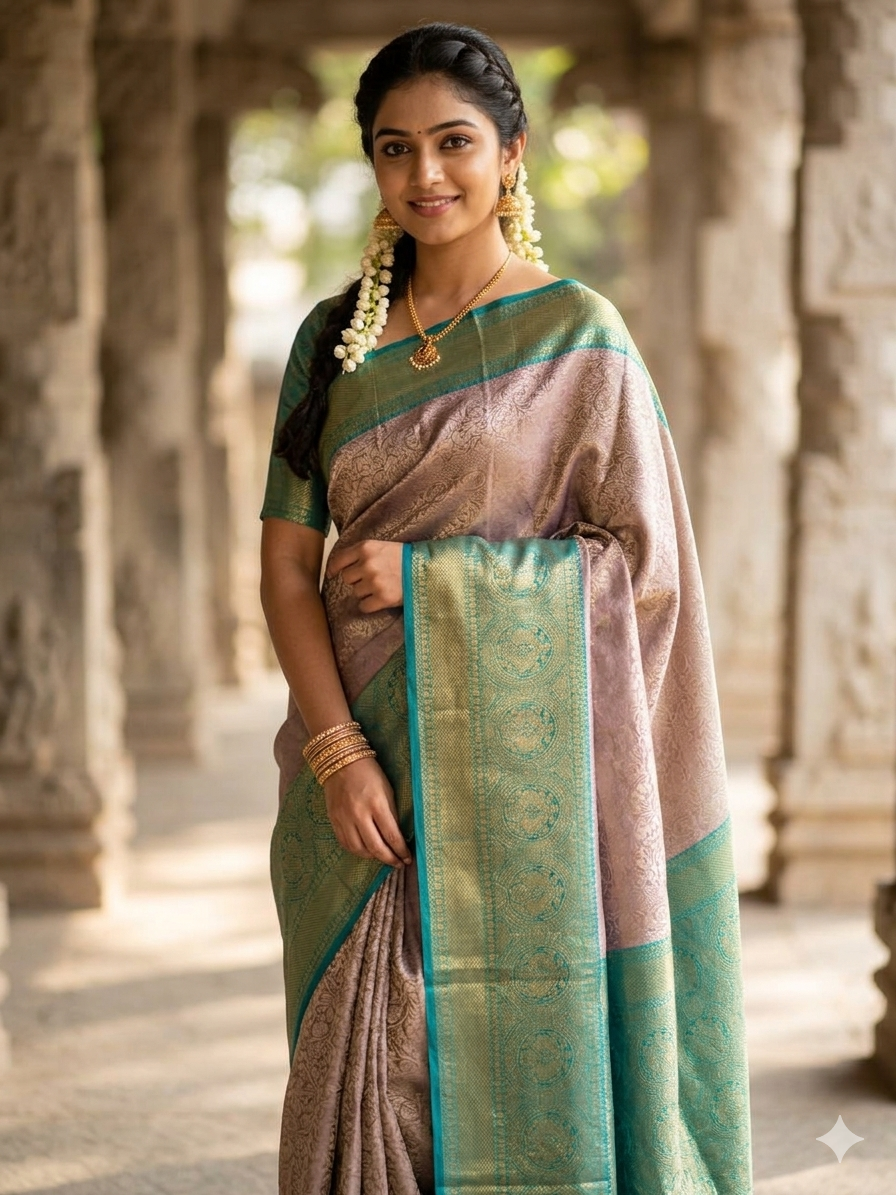 Pure Kanchipuram Silk Saree