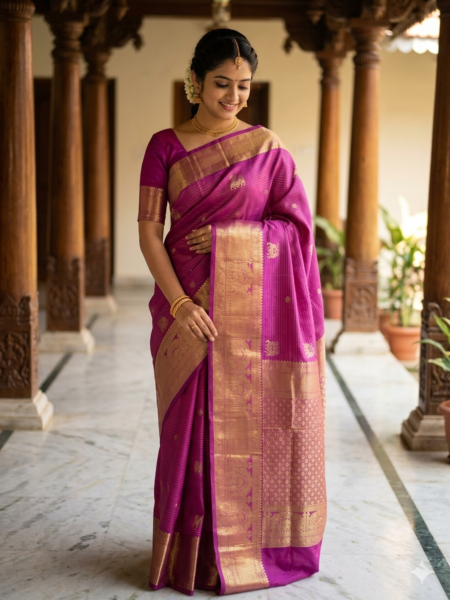 Pure Kanchipuram Silk Saree
