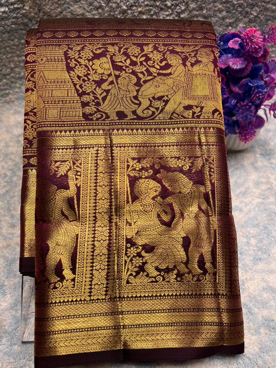Pure Kanchipuram Silk Saree