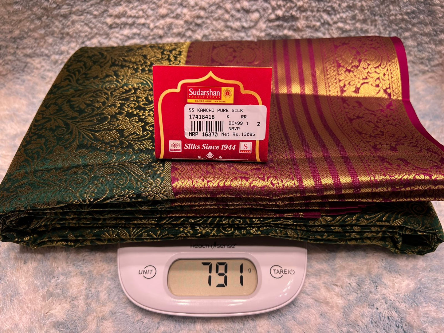 Pure Kanchipuram Silk Saree