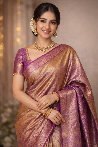 Pure Kanchipuram Silk Saree