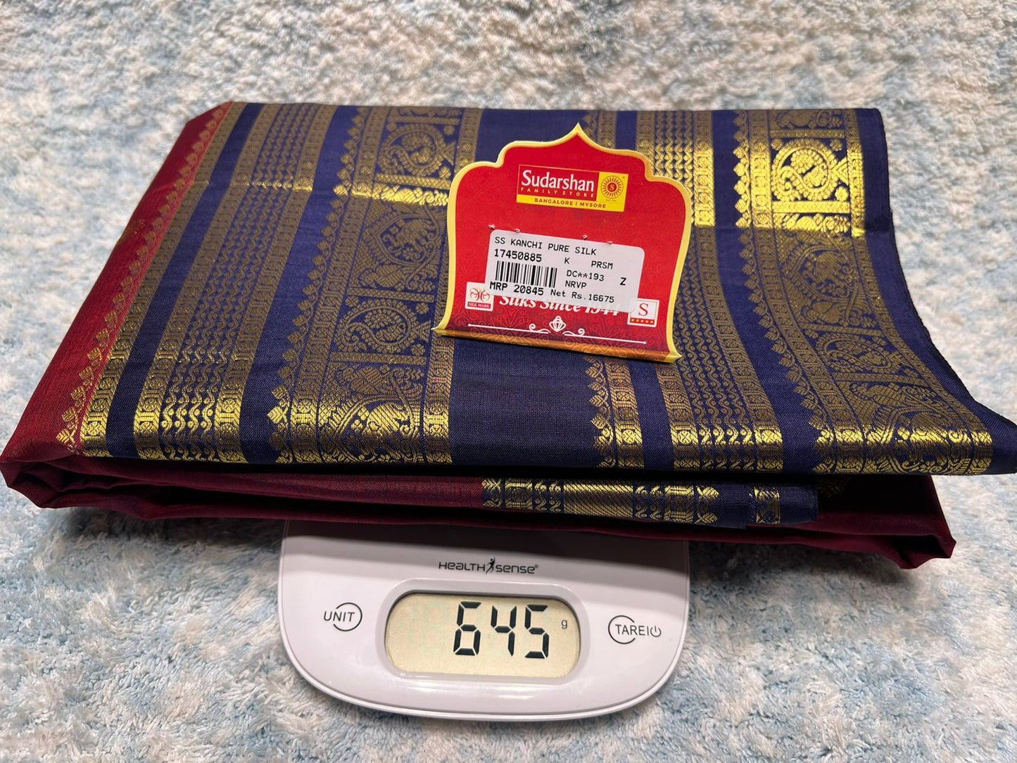 Pure Kanchipuram Silk Saree