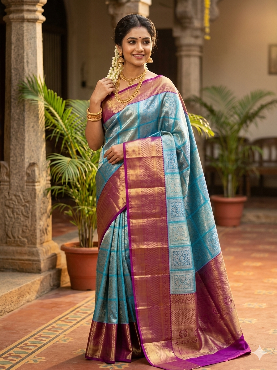 Pure Kanchipuram Silk Saree