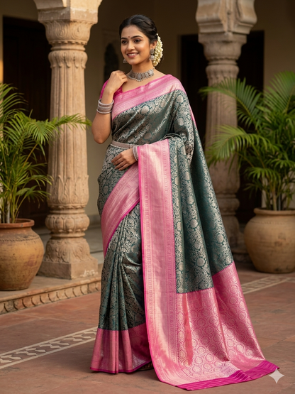 Pure Kanchipuram Silk Saree