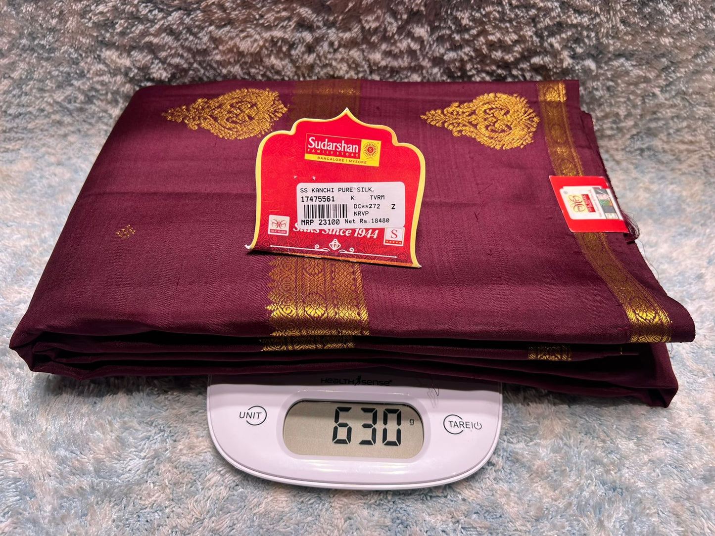 Pure Kanchipuram Silk Saree