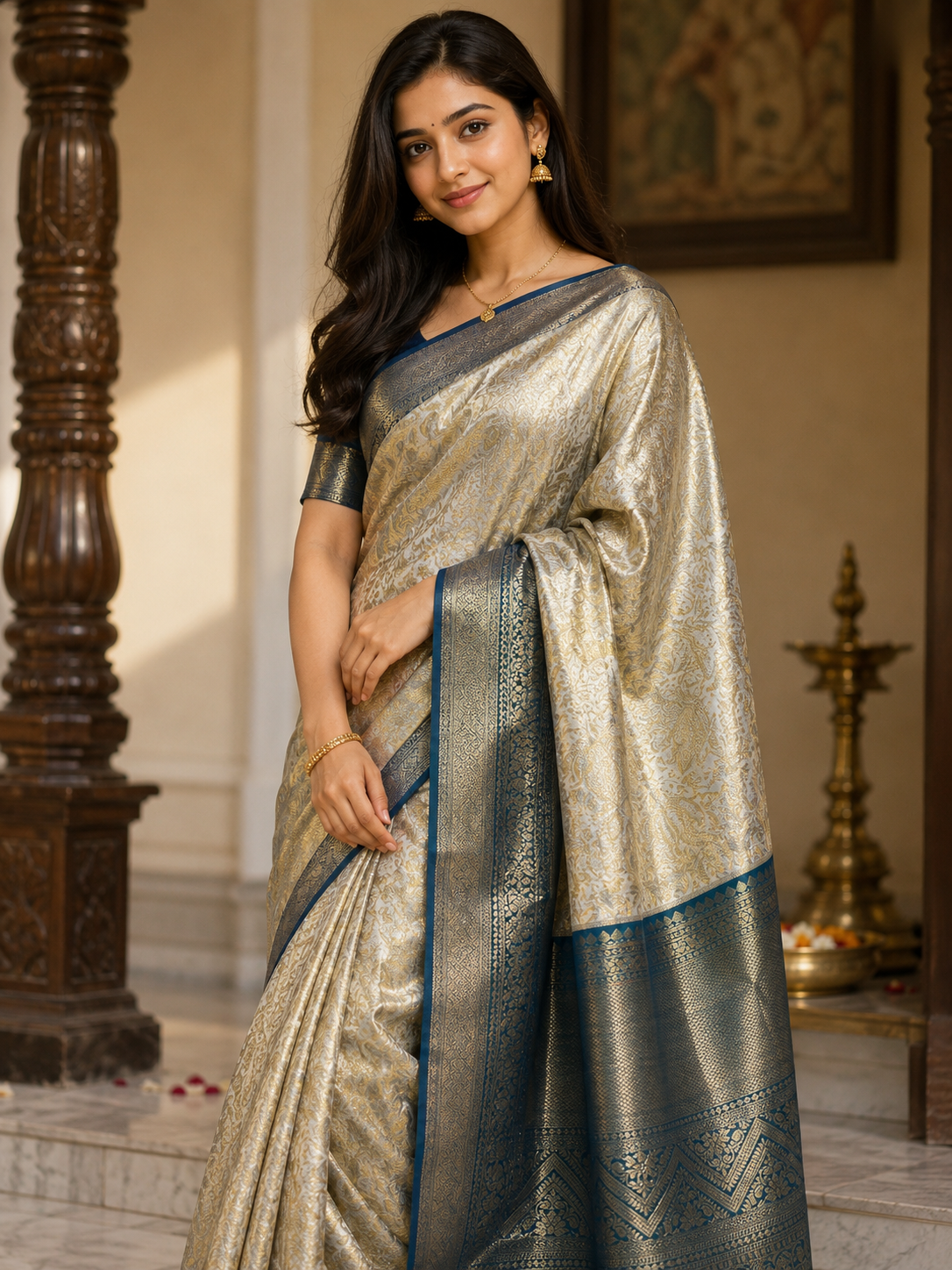 Pure Kanchipuram Silk Saree