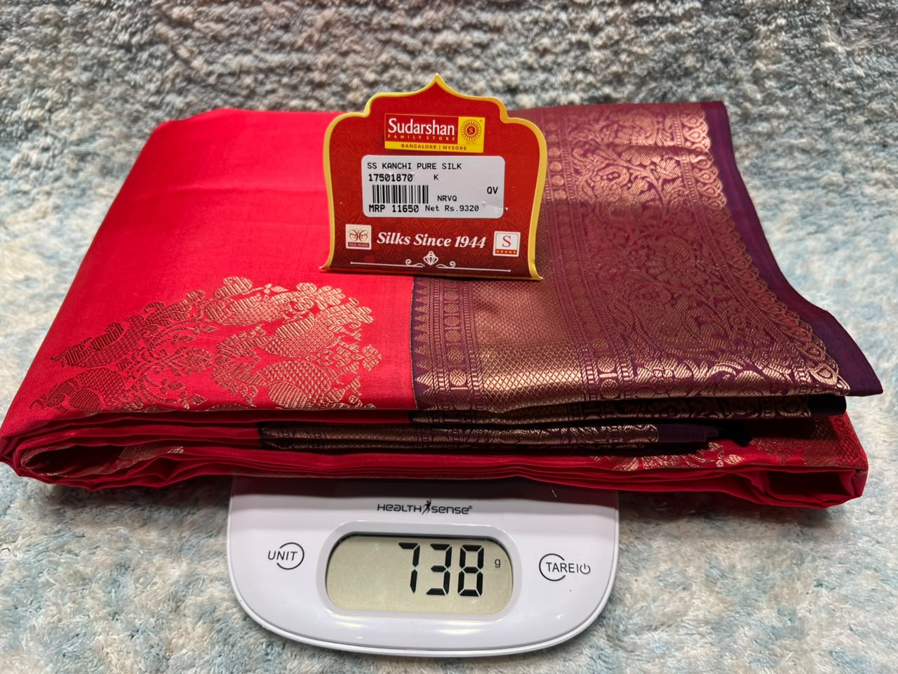 Pure Kanchipuram SIlk Saree