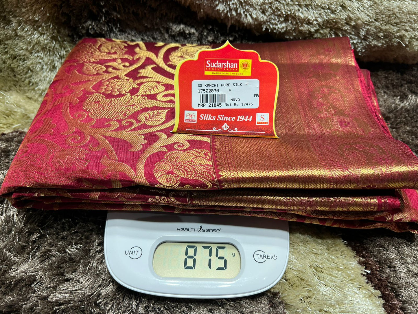 Pure Kanchipuram Silk Saree