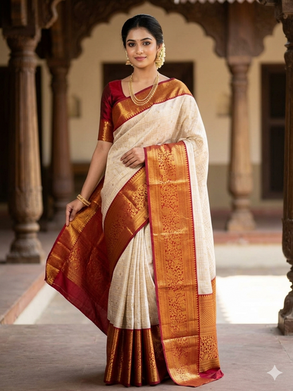 Pure Kanchipuram Silk Saree