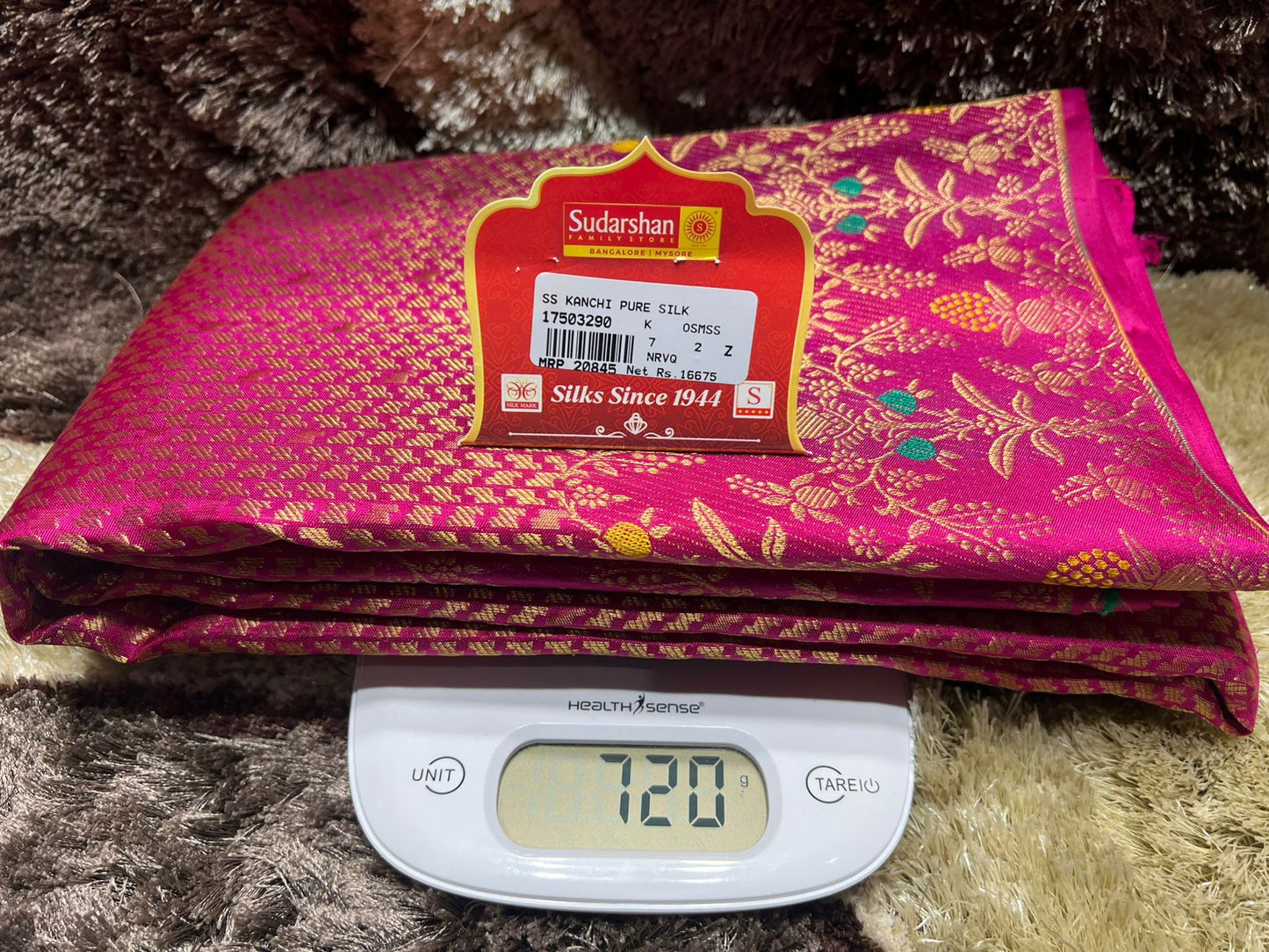 Pure Kanchipuram Silk Saree