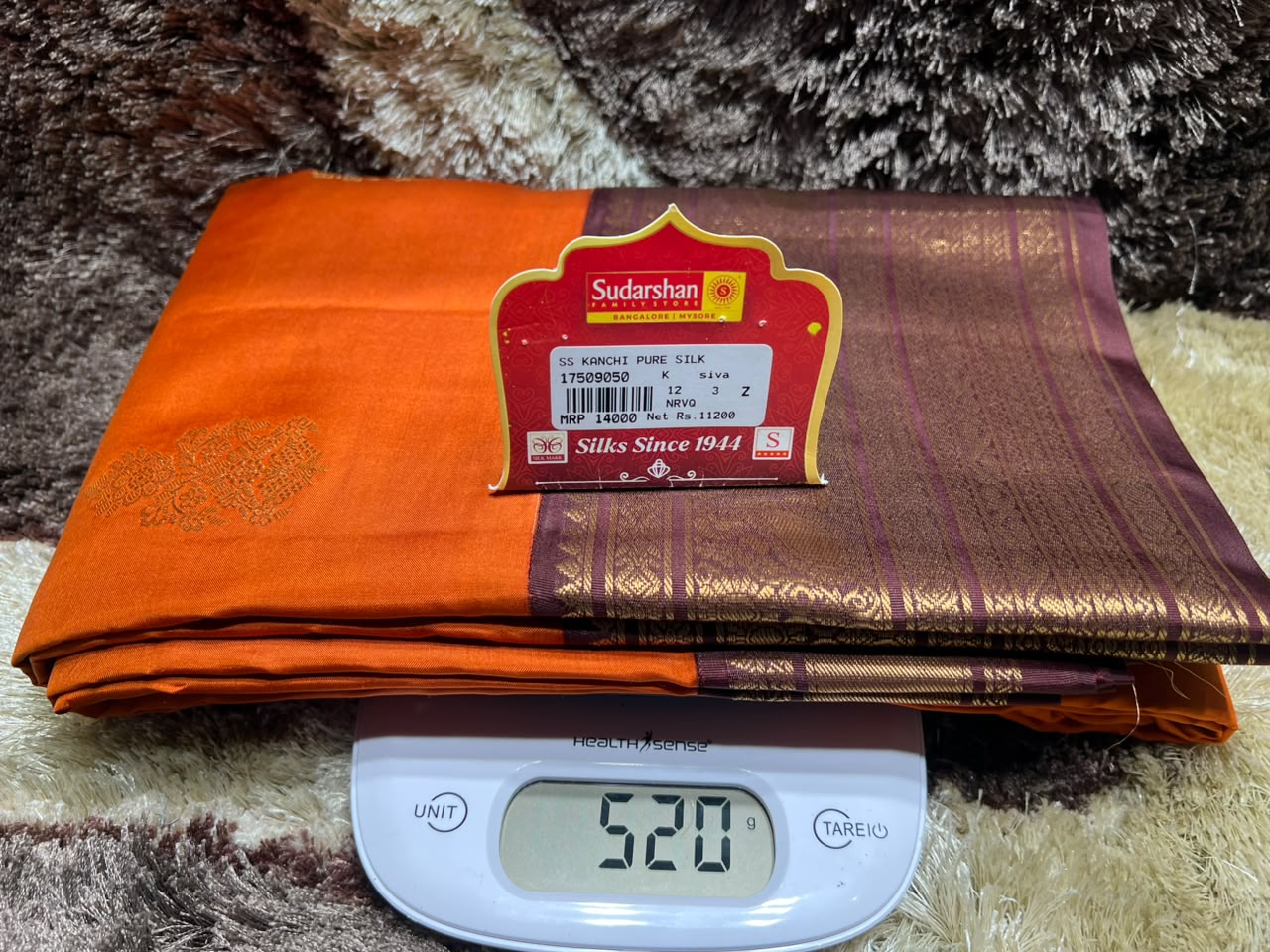 Pure Kanchipuram SIlk Saree