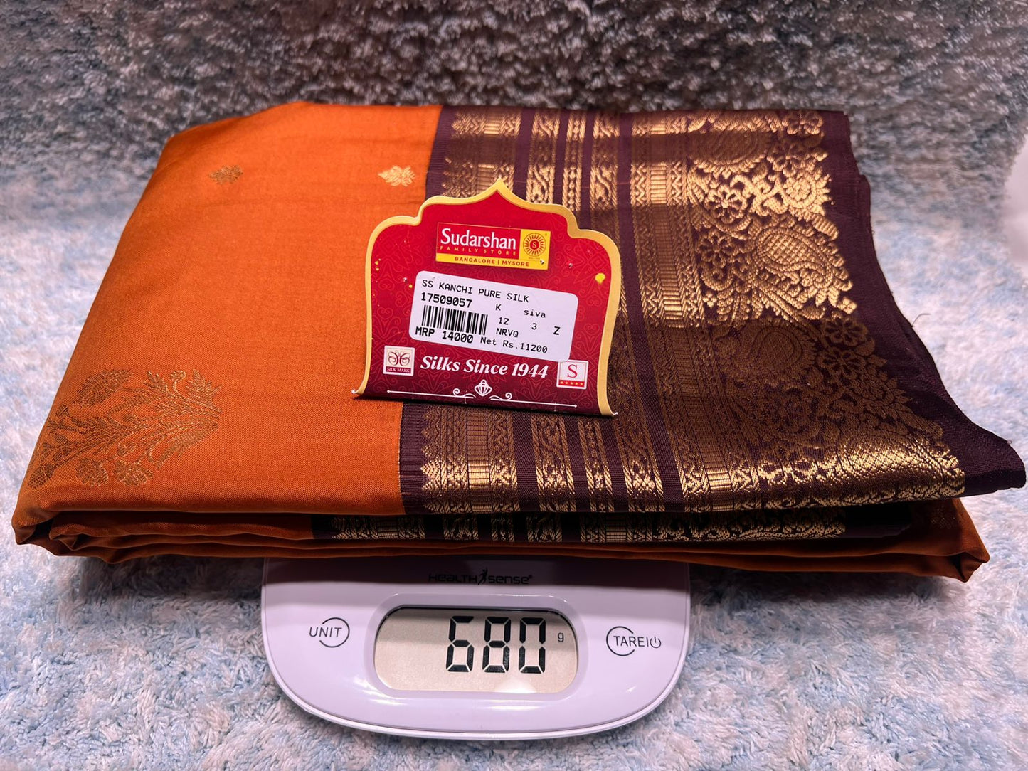 Pure Kanchipuram Silk Saree