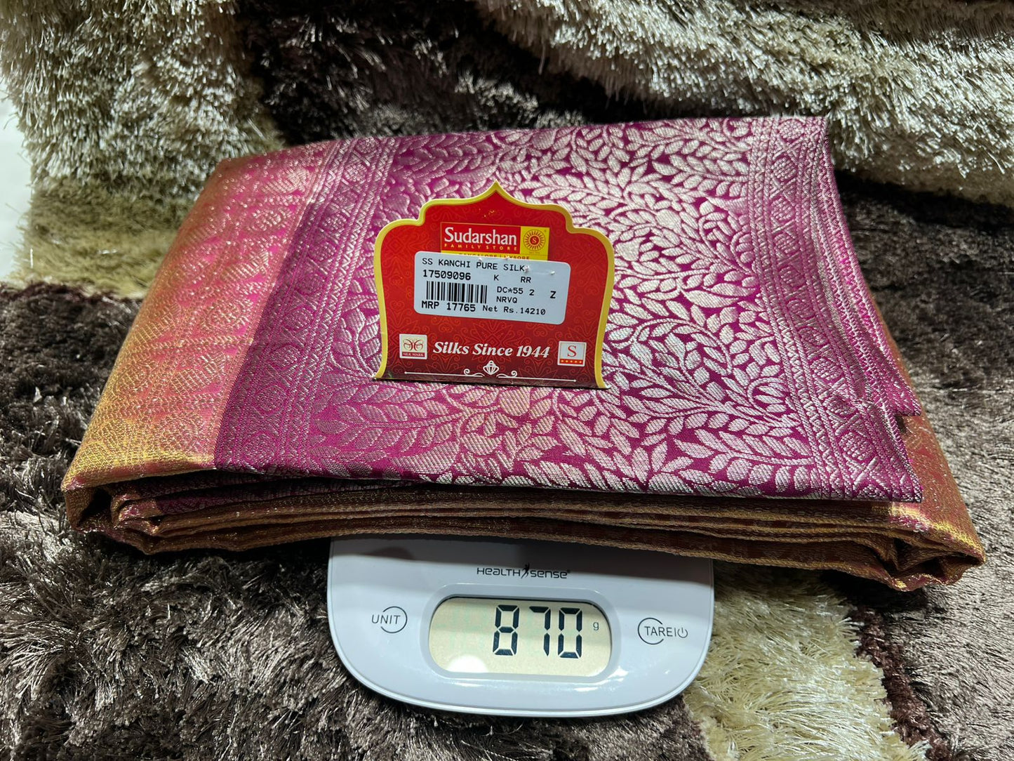 Pure Kanchipuram Silk Saree
