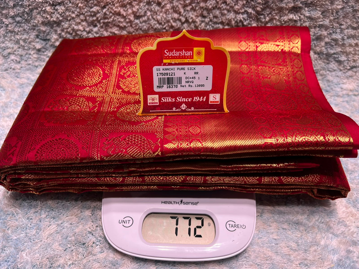 Pure Kanchipuram SIlk Saree