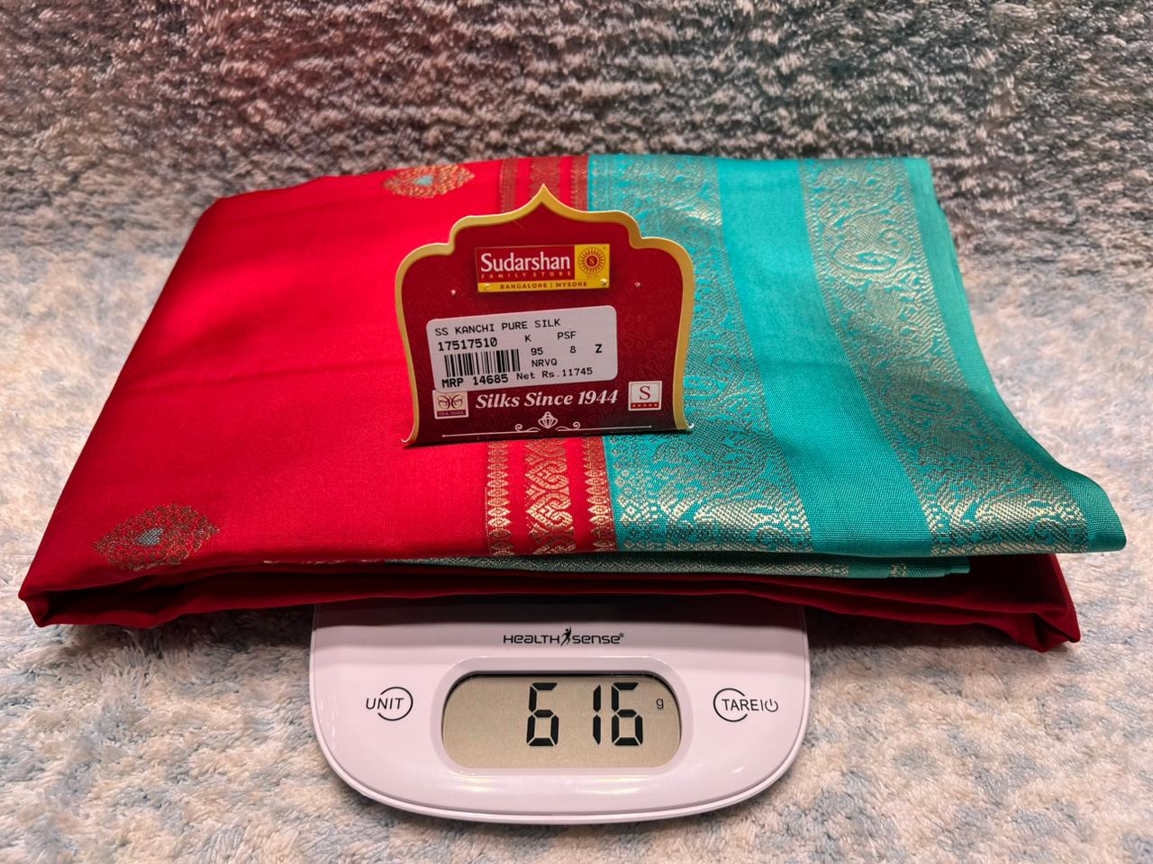 Pure Kanchipuram Silk Saree