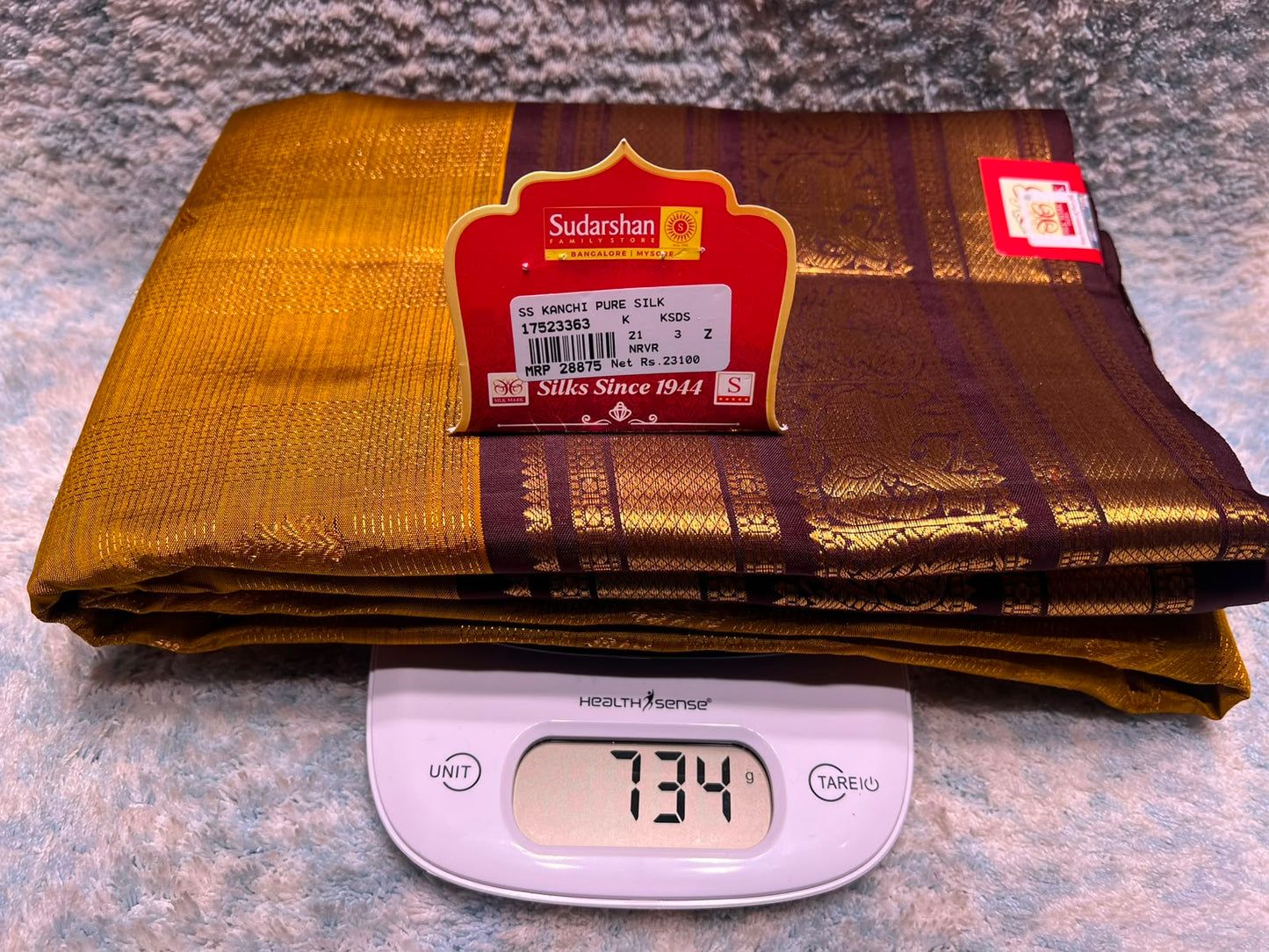 Pure Kanchipuram Silk Saree