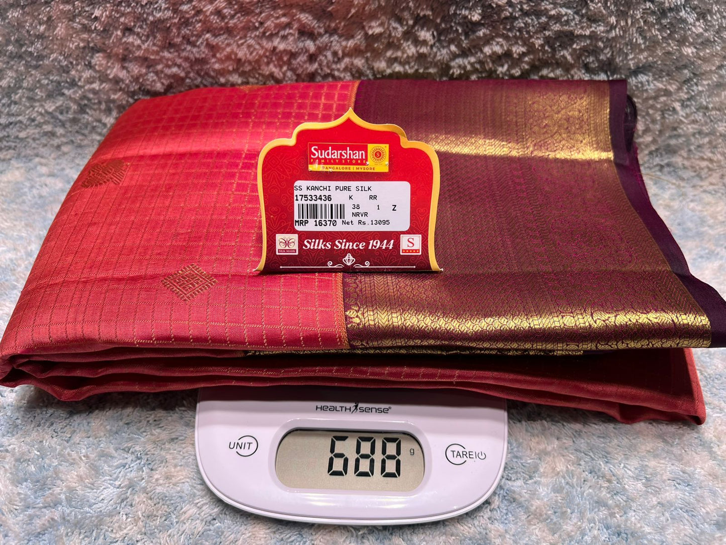 Pure Kanchipuram Silk Saree