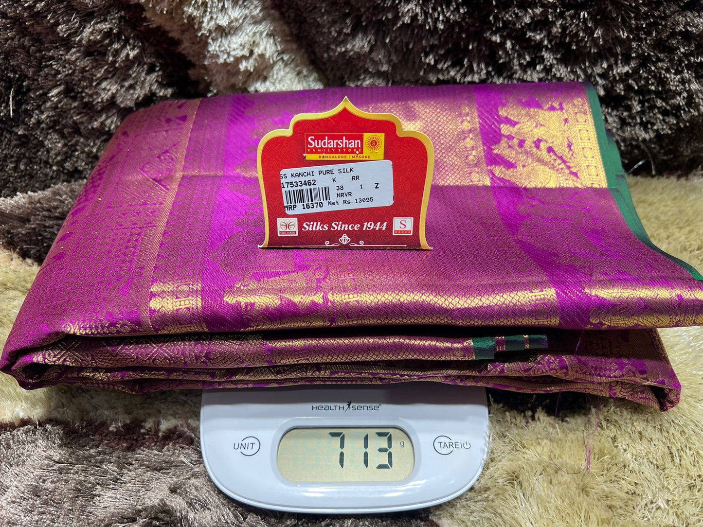 Pure Kanchipuram Silk Saree