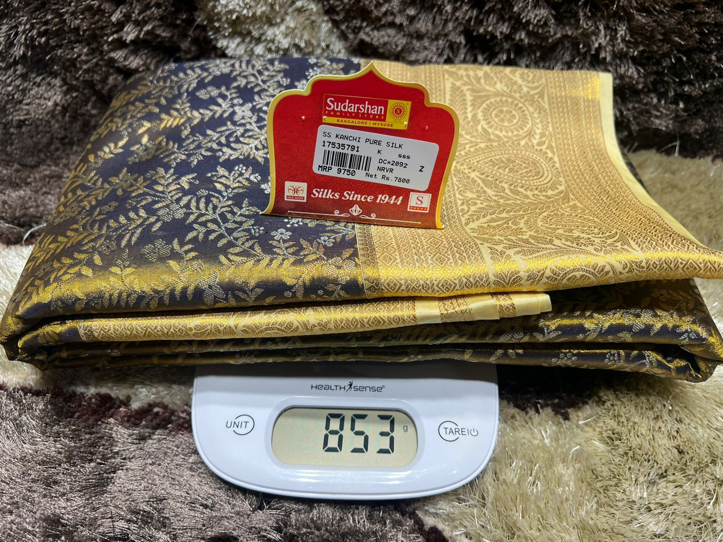 Pure Kanchipuram Silk Saree