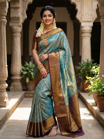 Pure Kanchipuram Silk Saree
