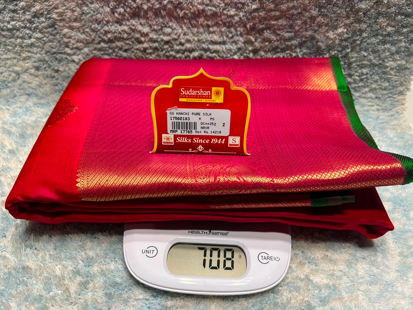 Pure Kanchipuram Silk Saree