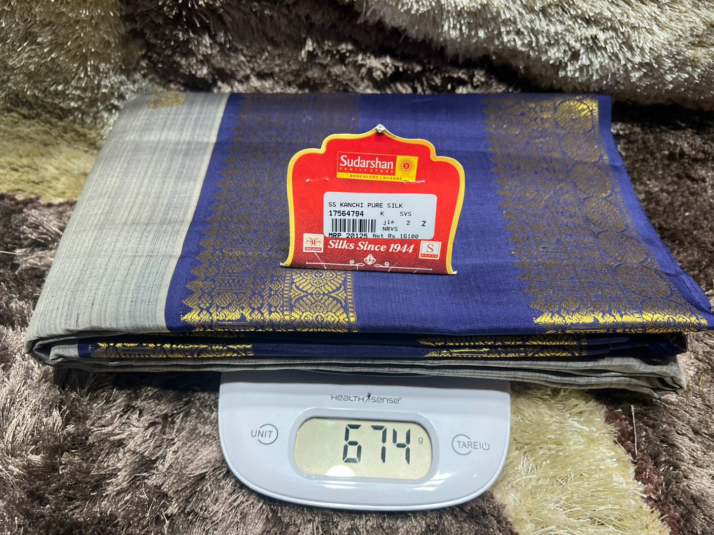 Pure Kanchipuram Silk Saree