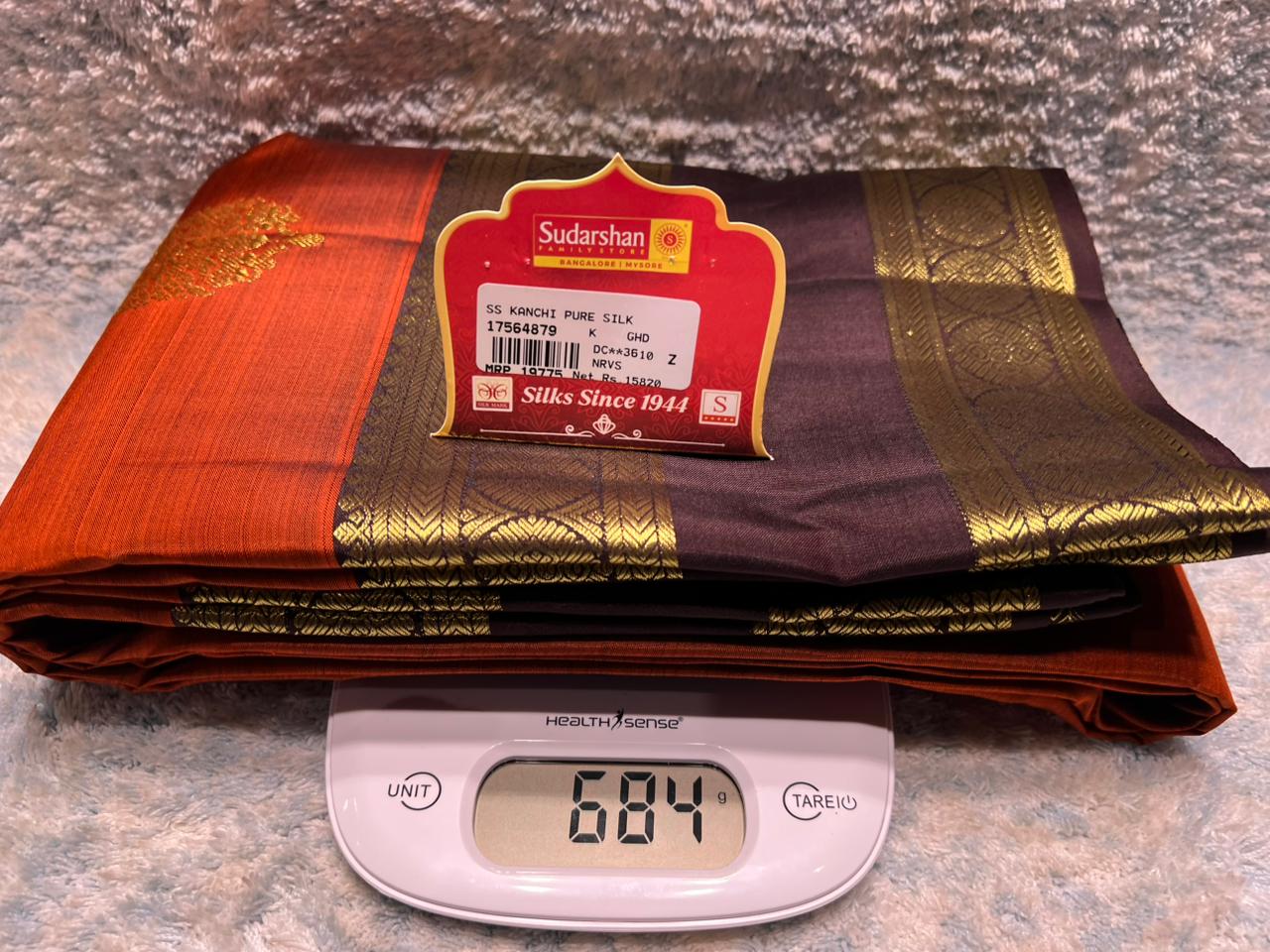 Pure Kanchipuram Silk Saree