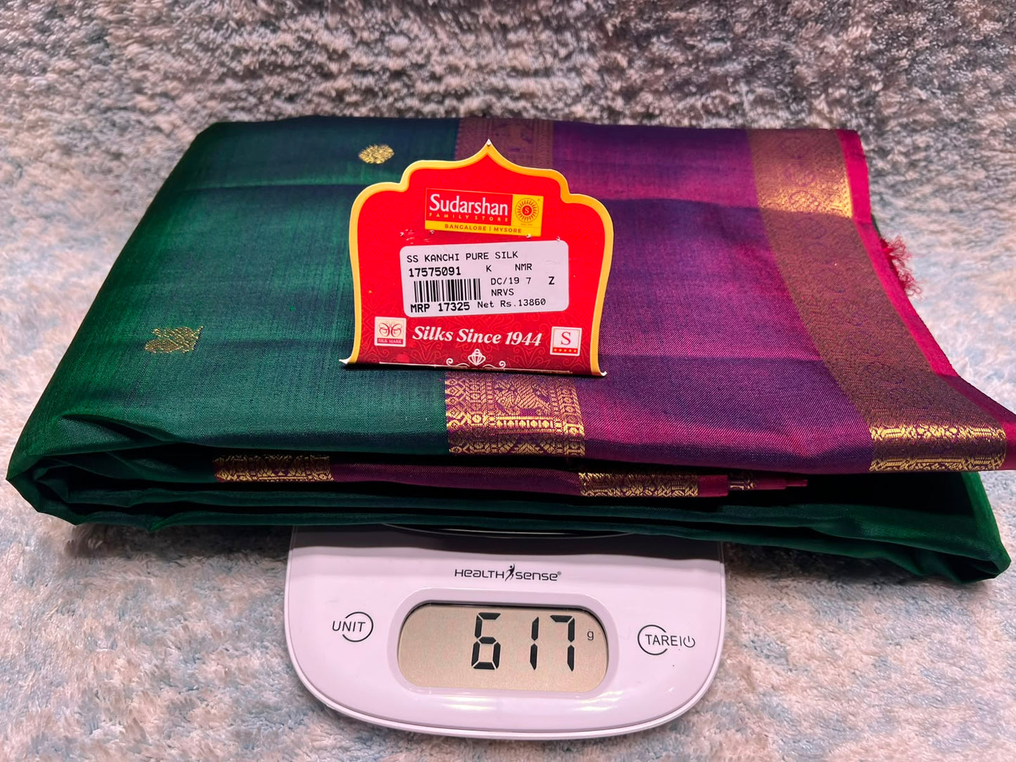 Pure Kanchipuram Silk Saree