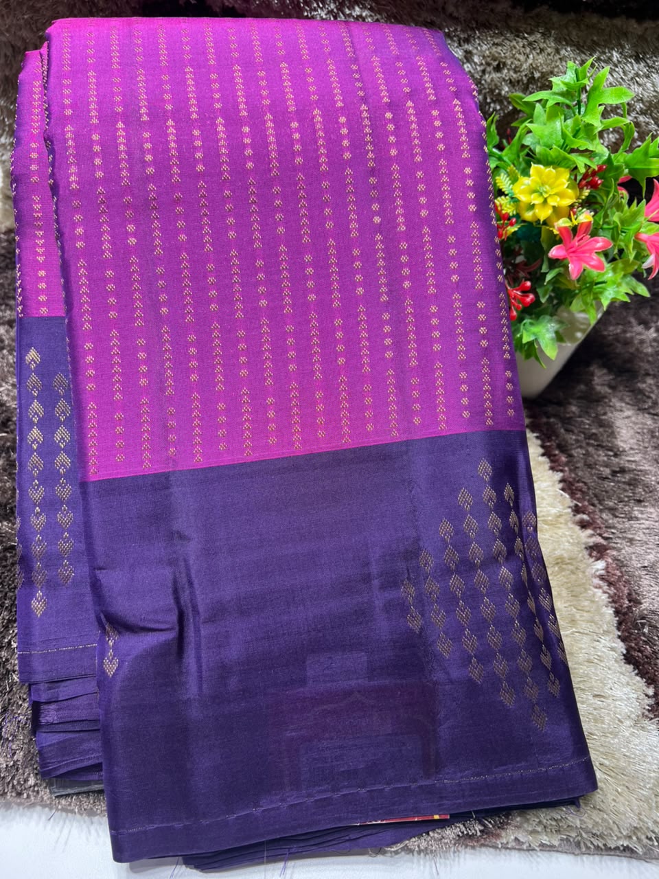 Kanchi Mix Silk Saree