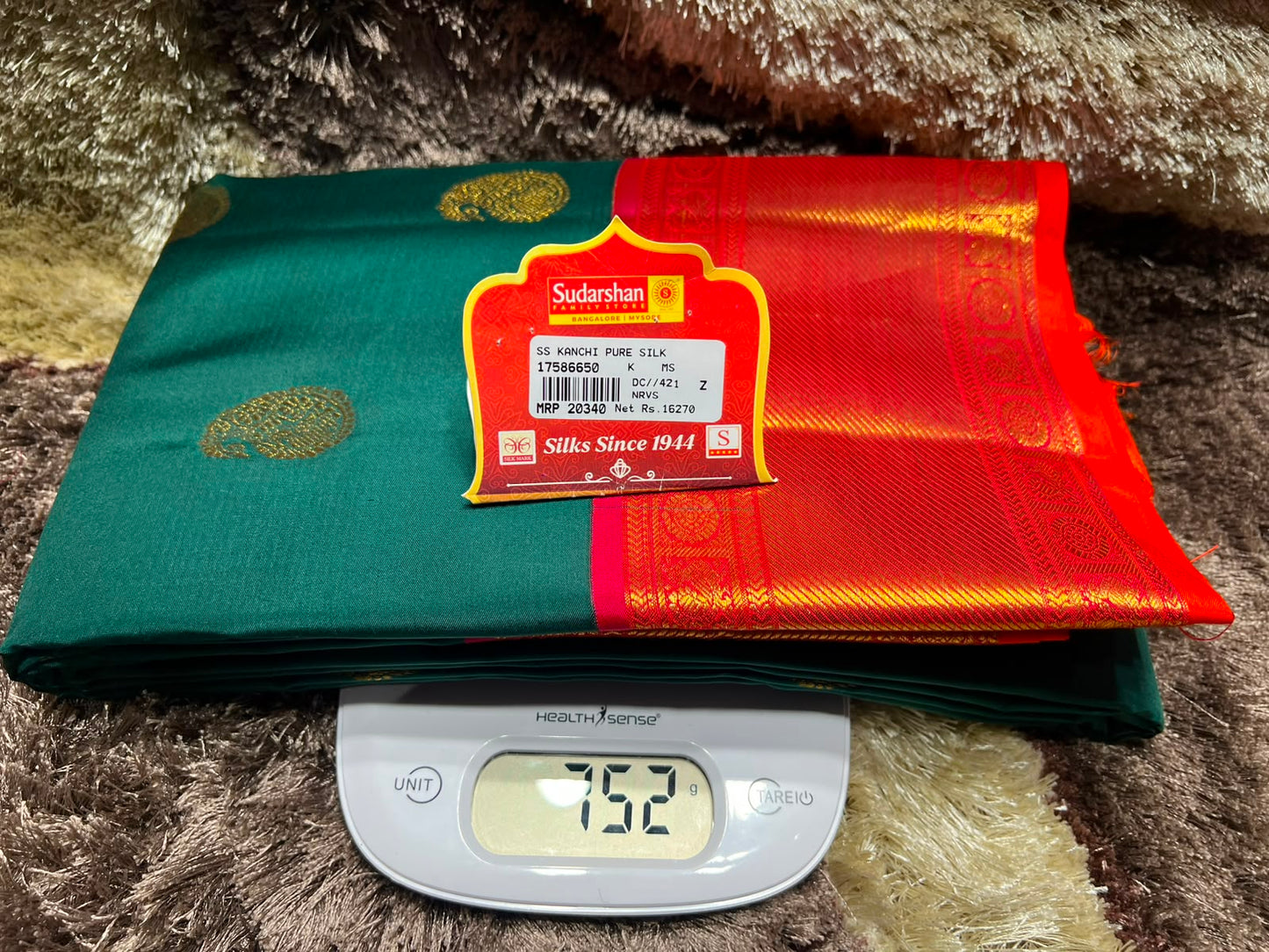 Pure Kanchipuram Silk Saree