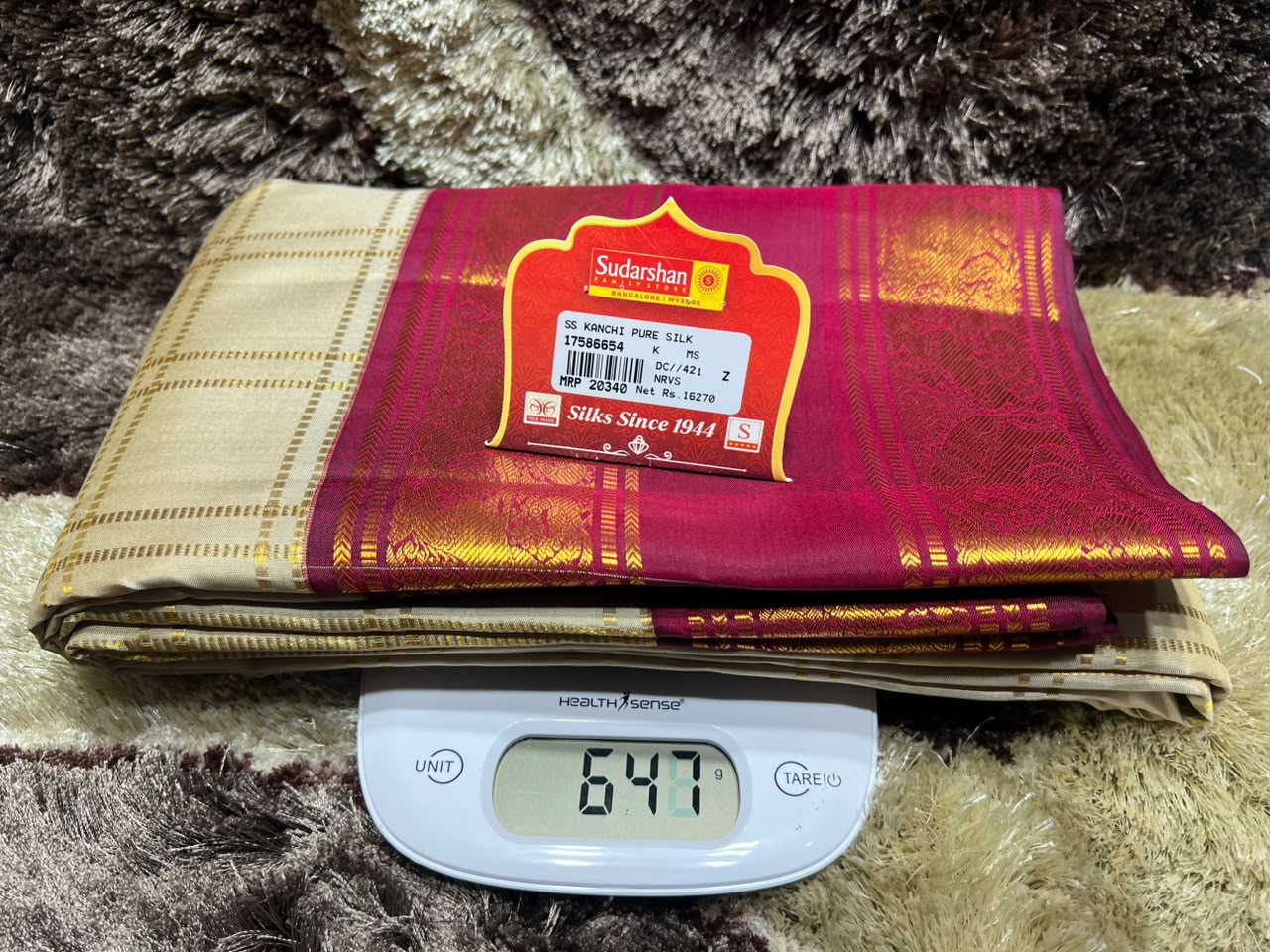 Pure Kanchipuram SIlk Saree