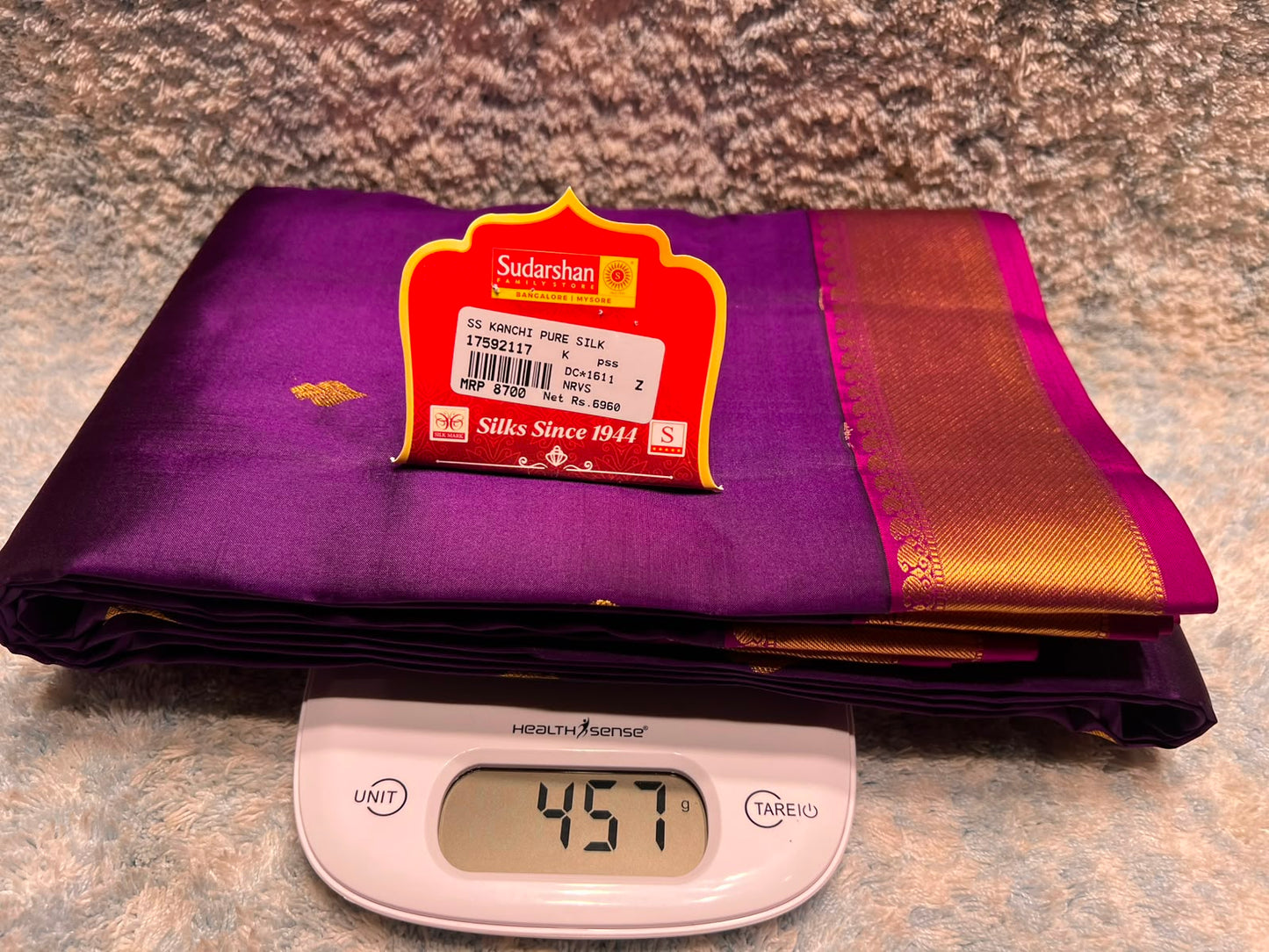 Pure Kanchipuram Silk Saree