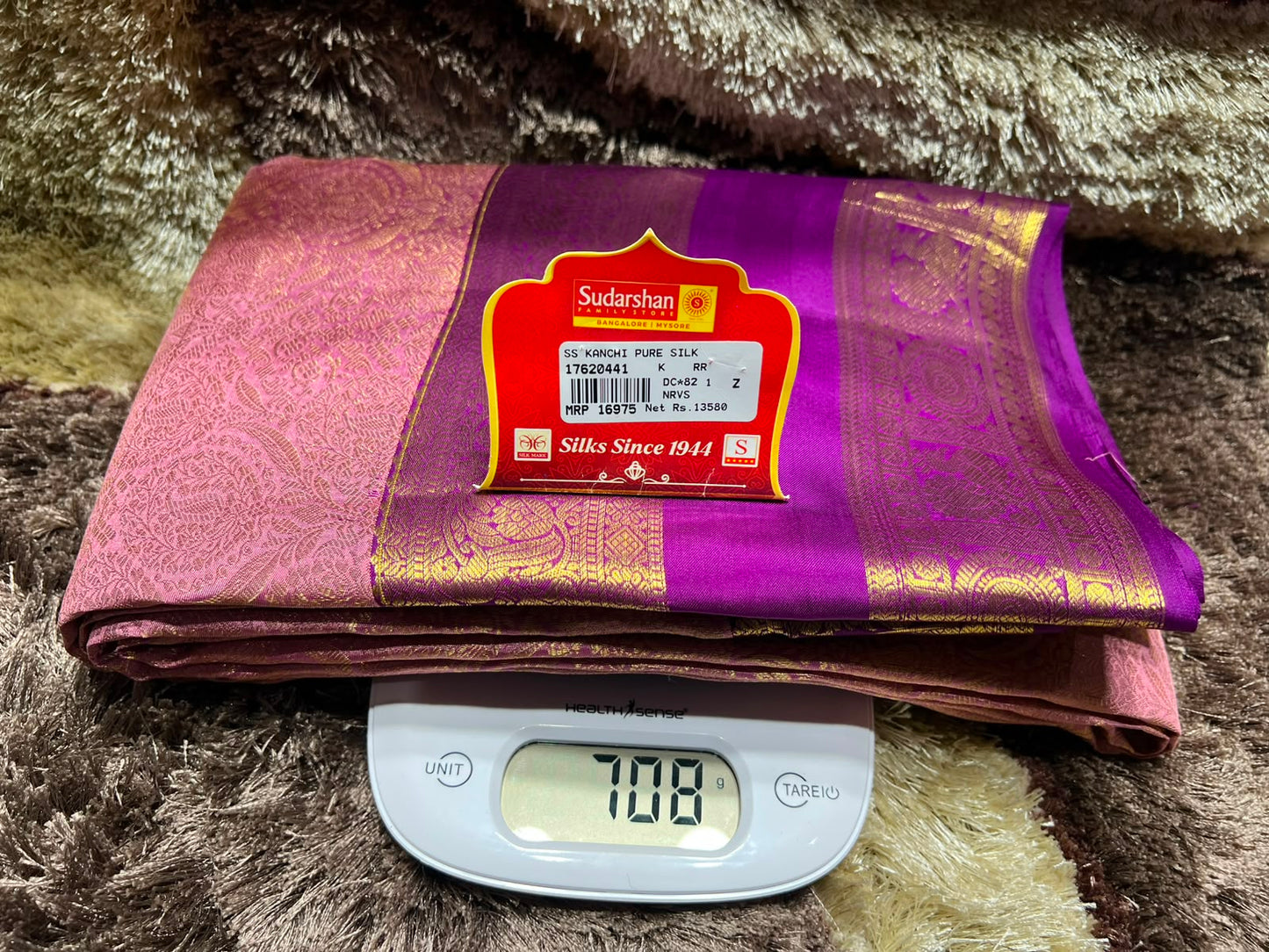 Pure Kanchipuram Silk Saree