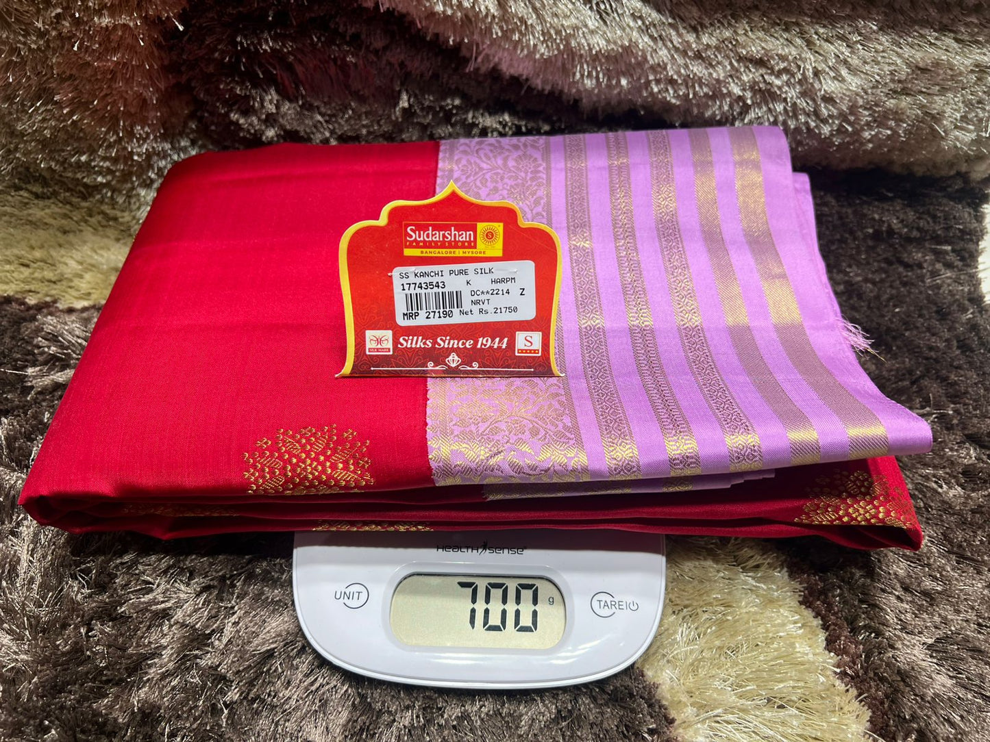 Pure Kanchipuram Silk Saree