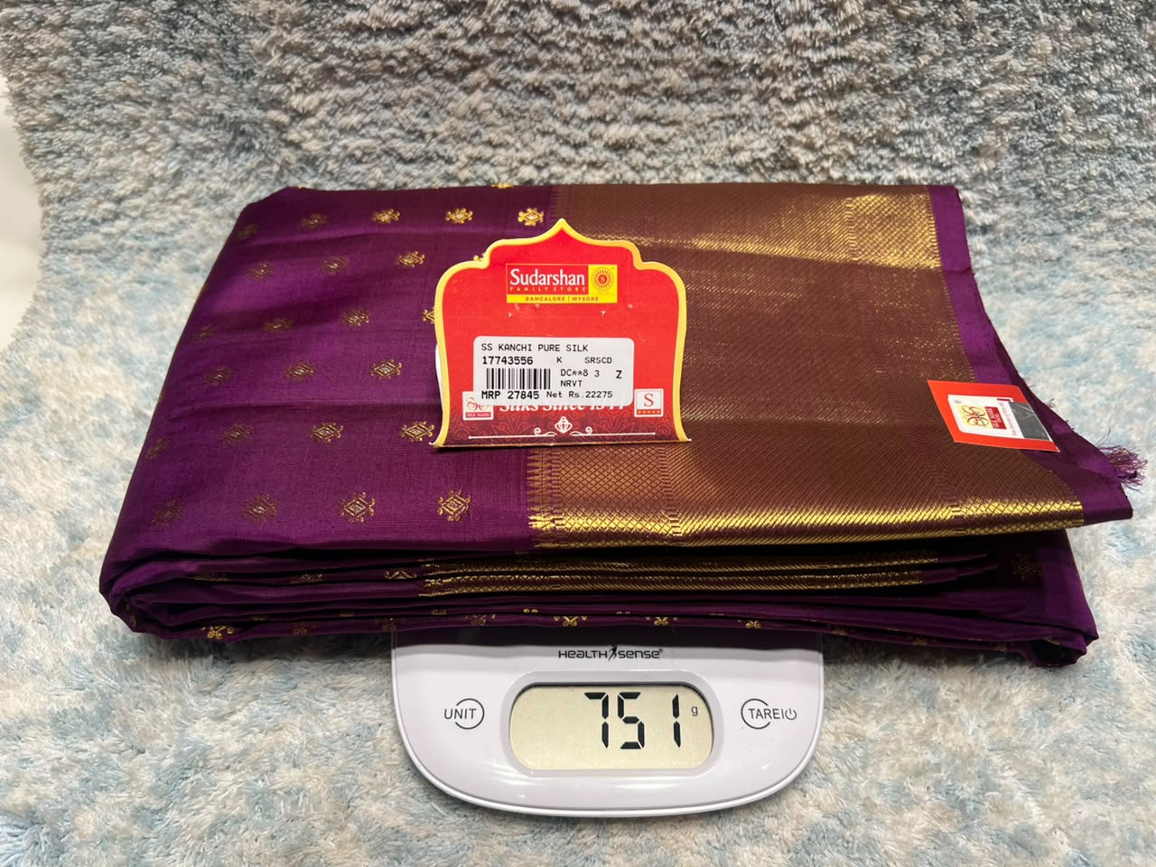 Pure Kanchipuram Silk Saree