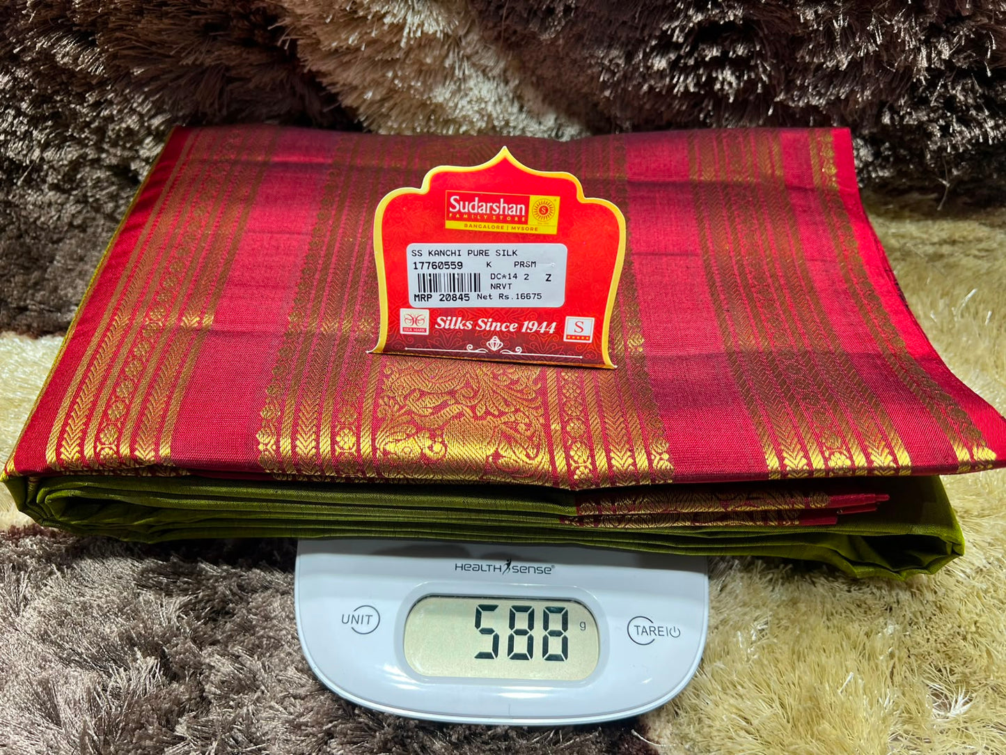 Pure Kanchipuram Silk Saree