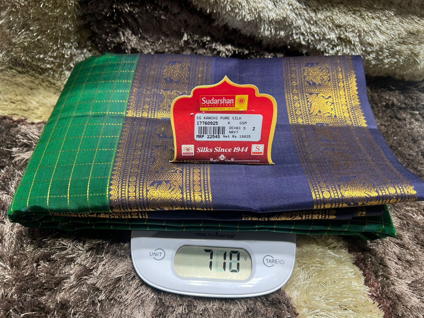 Pure Kanchipuram Silk Saree